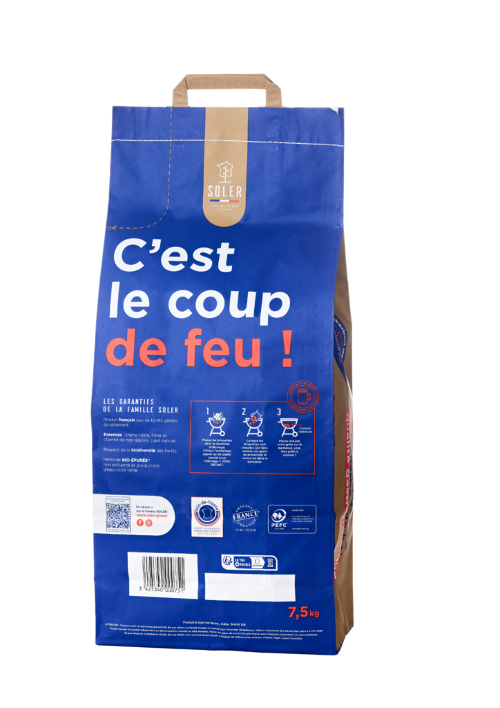 SOLER Gastronomique Briquettes 7,5KG Dos V2