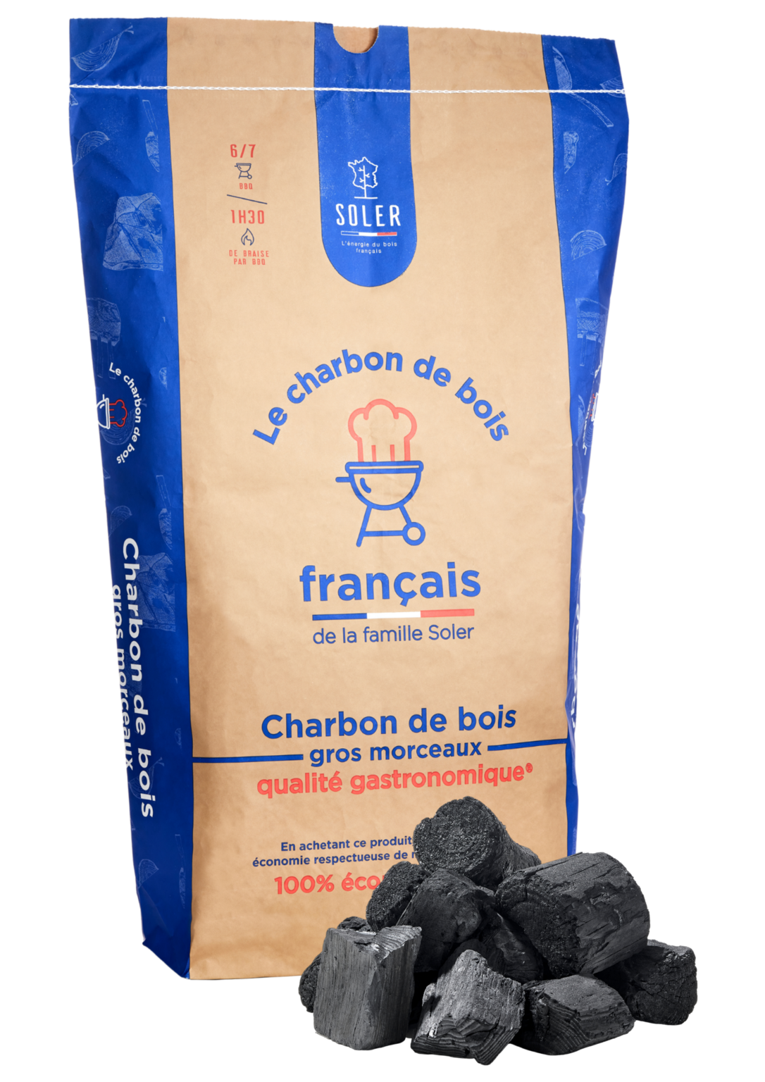 Briquettes de charbon de bois SOLER