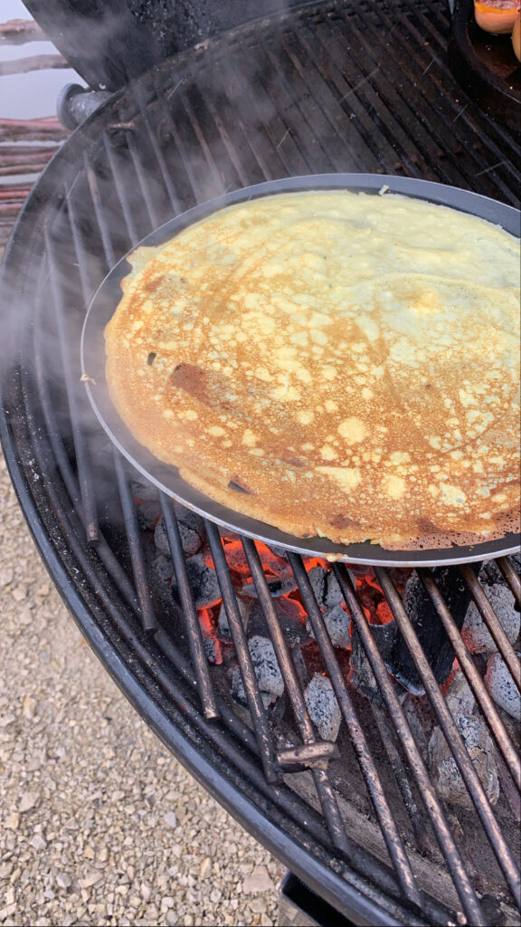 Recette Crêpes au barbecue