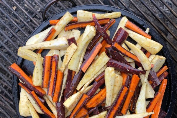 Recette Panais et carottes à l'ancienne au barbecue