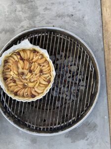 Recette-Tarte aux pommes au barbecue
