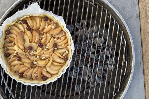 Recette-Tarte aux pommes au barbecue