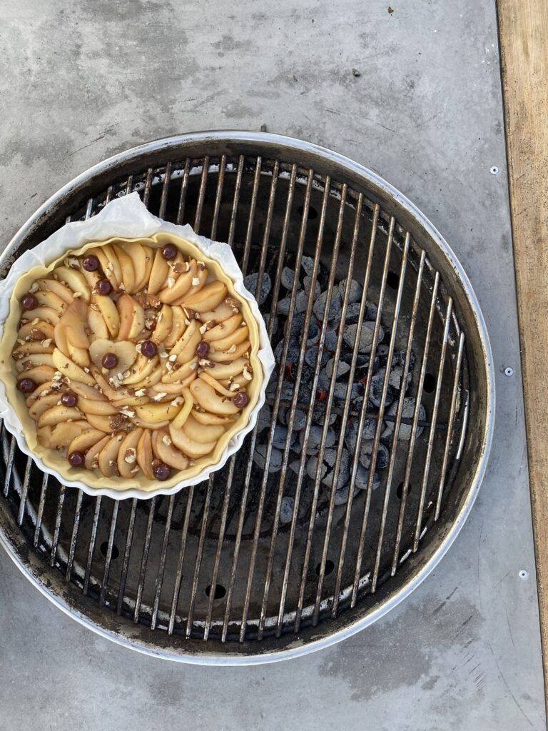 Recette-Tarte aux pommes au barbecue