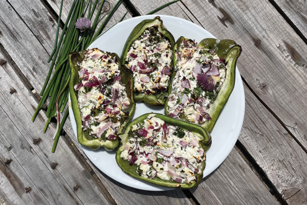 Soler - Recette - Barbecue - Poivrons farcis