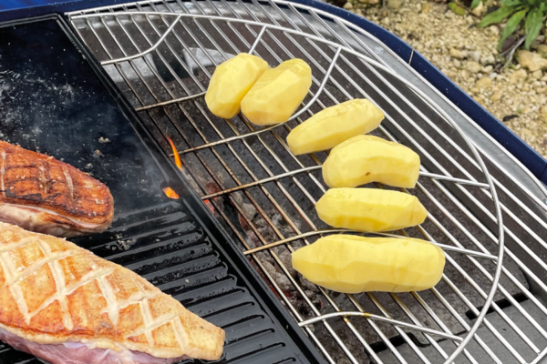 Soler - Recette - Barbecue - Pommes de terre Hasselback