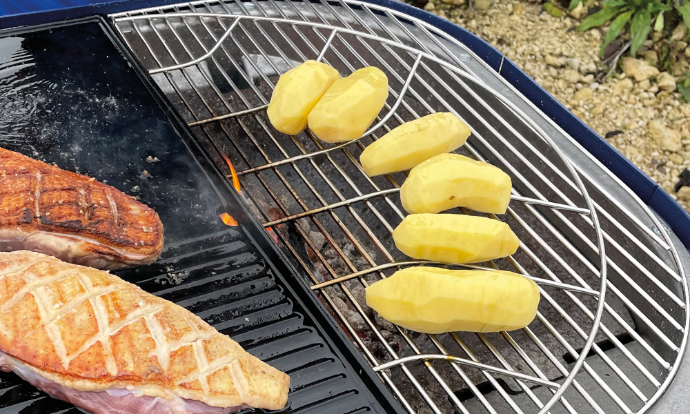 Soler - Recette - Barbecue - Pommes de terre Hasselback