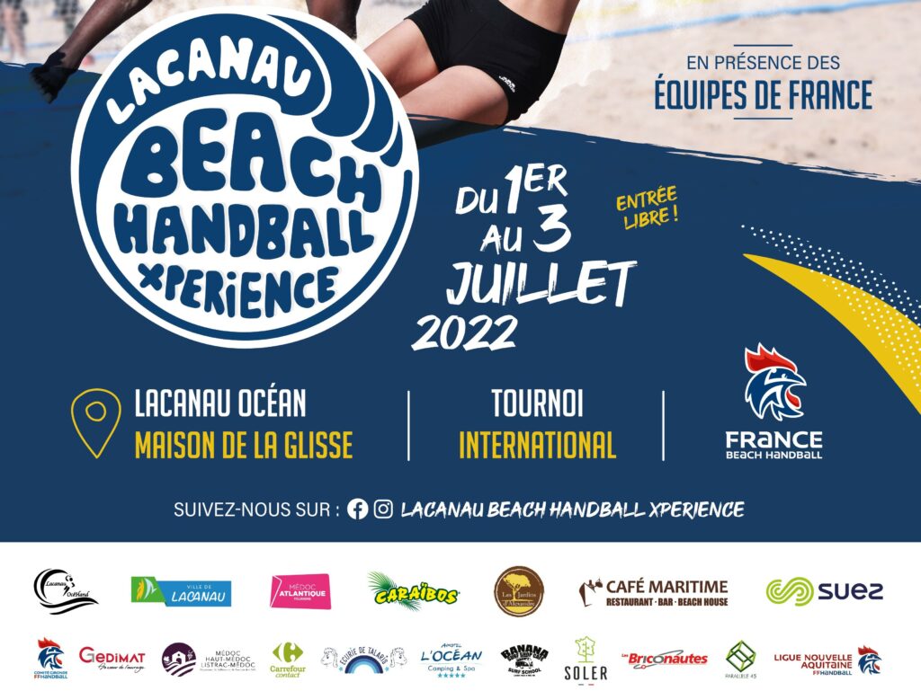 WEB Lacanau Beach Handball Xpérience 2022